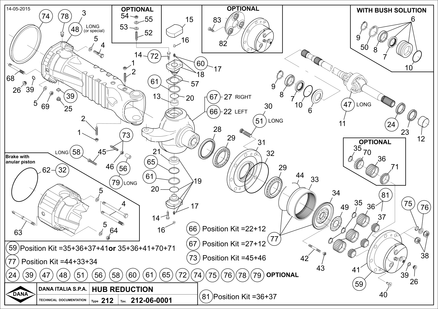 けんページ SPICER - 602/212/59 - Complete Assembly